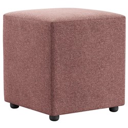 Ottoman Cube 450mm Hawthorn/Rosewood