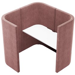 Kosi Pod Left-Side Opening Hawthorn Fabric/Rosewood