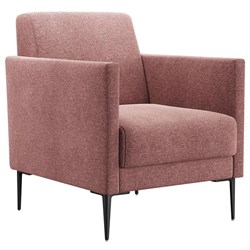 Bling Single Seater Sofa Hawthorn Fabric/Rosewood
