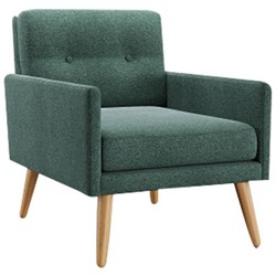 Frankie Slim Chair Hawthorn Fabric/Forest