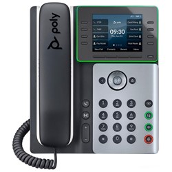 Poly Edge E500 IP Phone PoE-Enabled Black/Silver