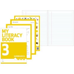 Warwick My Literacy Book 3 Taku Pukapuka Reo Matatini 7mm Ruled 230x317mm 64 Pages