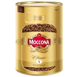 Moccona Classic Freeze Dried Instant Coffee Medium Roast 1kg