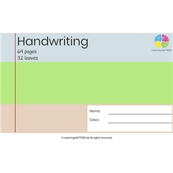 Learning Matters Handwriting Book