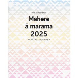 Tuhi Standard Bilingual Diary Monthly Planner Mahere ā Marama 2025 Poutama