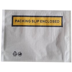 Eco Paper Labelopes Packaging Slip Enclosed, Box of 1000