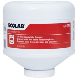Ecolab Aquanomic 2.0 Low Temperature Solid Laundry Detergent, Carton of 4