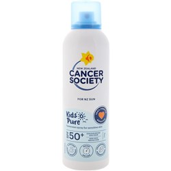 Cancer Society Kids Pure SPF50+ Sunscreen Aerosol 175gm