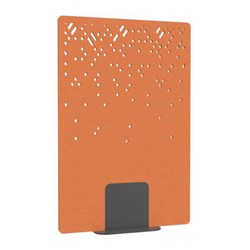 Satori Acoustic Divider Screen 1200x1800mm Blizzard Orange