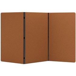 Boyd Visuals Freestanding Partition Screen 3 Panels 1000x1800mm Rust