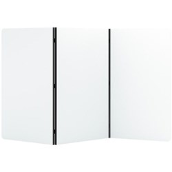 Boyd Visuals Freestanding Partition Screen 3 Panels 1000x1800mm White