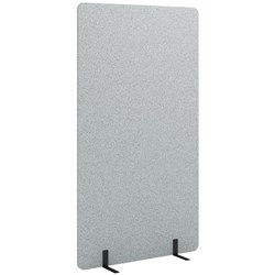 Boyd Visuals Freestanding Partition Screen 1 Panel 1000x1800mm Dark Silver Grey