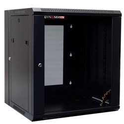 Dynamix Lite 12RU Swing Wall Mount Cabinet 19" Black