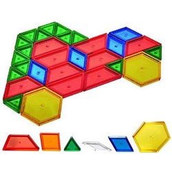 Transparent Recessed Pattern, Set of 49