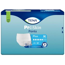 TENA ProSkin Continence Pants Plus Unisex Medium, Carton of 4 Packs of 14