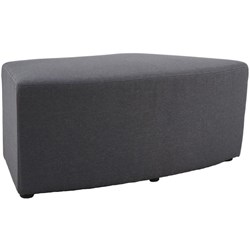 Konfurb Arco Series Curved Ottoman Graphite