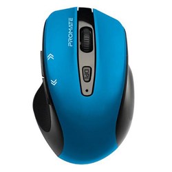 Promate EZGrip Ergonomic Wireless Mouse Blue