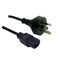 Dynamix Power Cord 3 Pin Plug to IEC C13 Female Plug 10A 0.3m