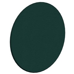 Fiord12 Acoustic Wall Tile Round 400mm Peacock Green