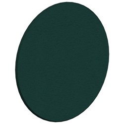 Fiord12 Acoustic Wall Tile Round 600mm Peacock Green