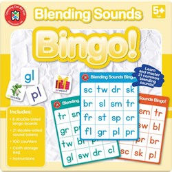 Learning Can Be Fun Blending Sounds Bingo