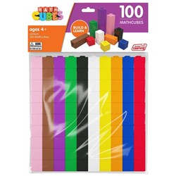 Junior Learning Math Cubes Build And Learn Math Cubes, Pack of 100