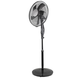 Nero Quiet Pedestal Fan 400mm Black