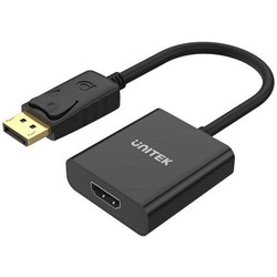 Unitek DisplayPort to HDMI 1080p Full HD Adapter With 0.2m Cable Black
