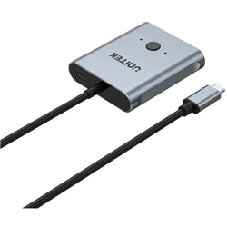 Unitek 4K 144Hz USB-C Bi-directional Switch Grey