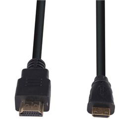 Dynamix High Speed HDMI to HDMI Mini Cable 2m