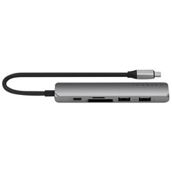 Satechi 6-in-1 USB-C Slim Multi-Port Adapter Space Grey