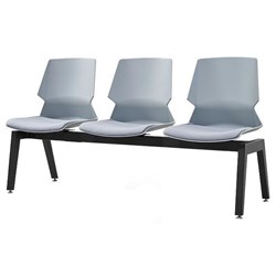 Sylex Prism 3 Seat Beam Chair Grey/Grey