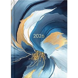 Collins A51 Diary Day Per Page 2026 Painterly Assorted Designs