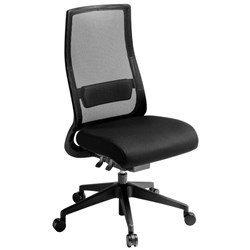 Eden Joe Synchro Chair High Back Mesh Back Black
