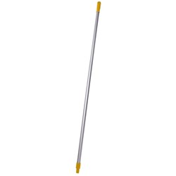 Sabco Universal Thread Aluminium Rib Mop Handle Yellow 1.45m