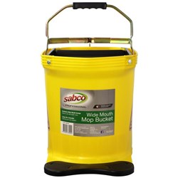 Sabco Wide Mouth Mop Bucket 16L Yellow