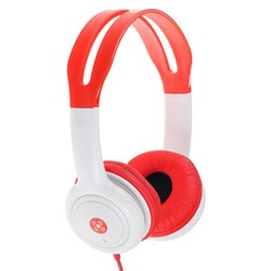 Moki Kids Volume Limited Headphones Red/White