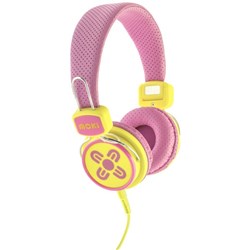 Moki Kid Safe Volume Limited Headphones Pink/Yellow