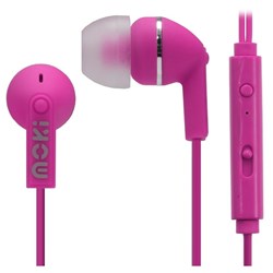 Moki Noise Isolation Earbuds Pink