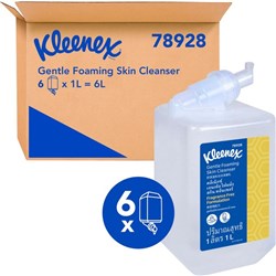 Kleenex Gentle Foaming Skin Cleanser (78928)  1L, Carton of 6