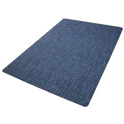 Advance Matting PET Carpet on Rubber Chair Mat 900x1200mm Blue
