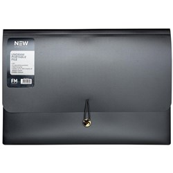 FILE UNDRAW FM A4 5 POCKETS PORTABLE NEW GEN GUNMETAL