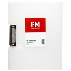 FM Vivid A4 Side Opening Clipboard Clear