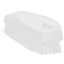 Vikan Nail Brush Stiff Bristle 130mm Small White