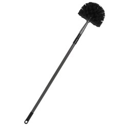 Sabco Domed Cobweb Broom with Telescopic Handle Black/Grey 1.68m 