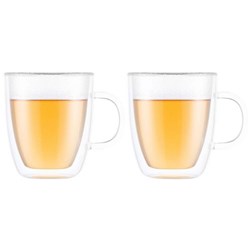 Bodum Bistro Double Wall Glasses 450ml, Box of 2