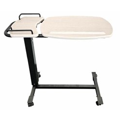 Icare Over Bed Table Low Profile White
