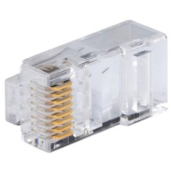 Dynamix Cat6/6A UTP RJ45 Plug Joiner White, Pack of 100