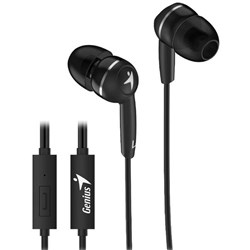 Genius HS-M320 In-Ear Headphones With Inline Microphone Black