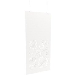 Boyd Acoustic Hanging Carved Panel 1200mm Bloom Linen